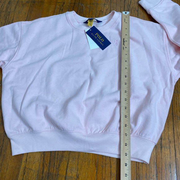 🆕 Polo Ralph Lauren Girls Ballet I Polo fleece  Sweatshirt Size L 12-14 - Picture 13 of 13